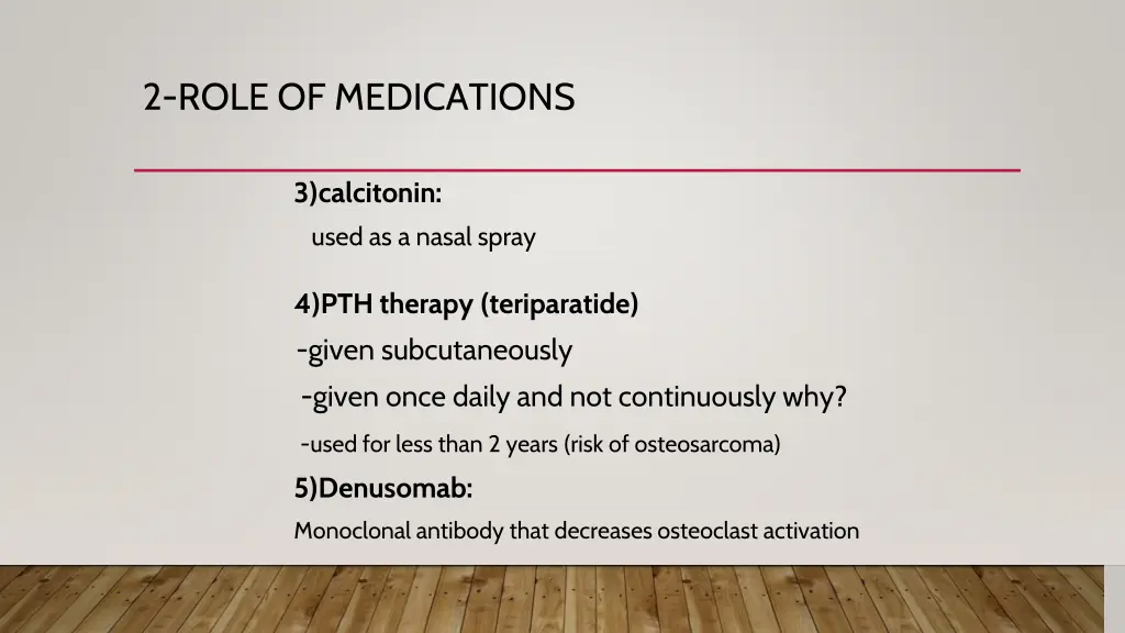 2 role of medications 1