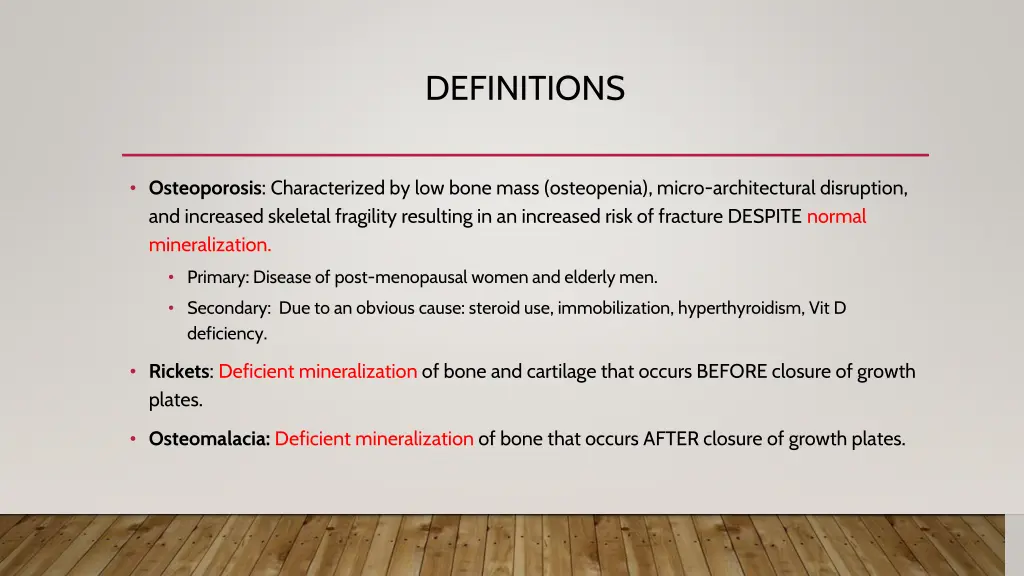 definitions