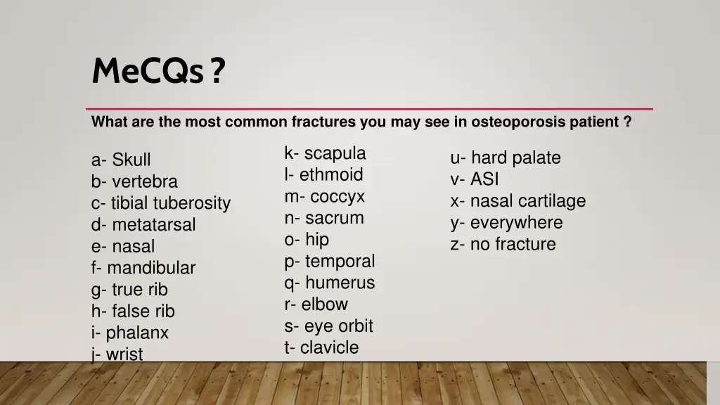 mecqs