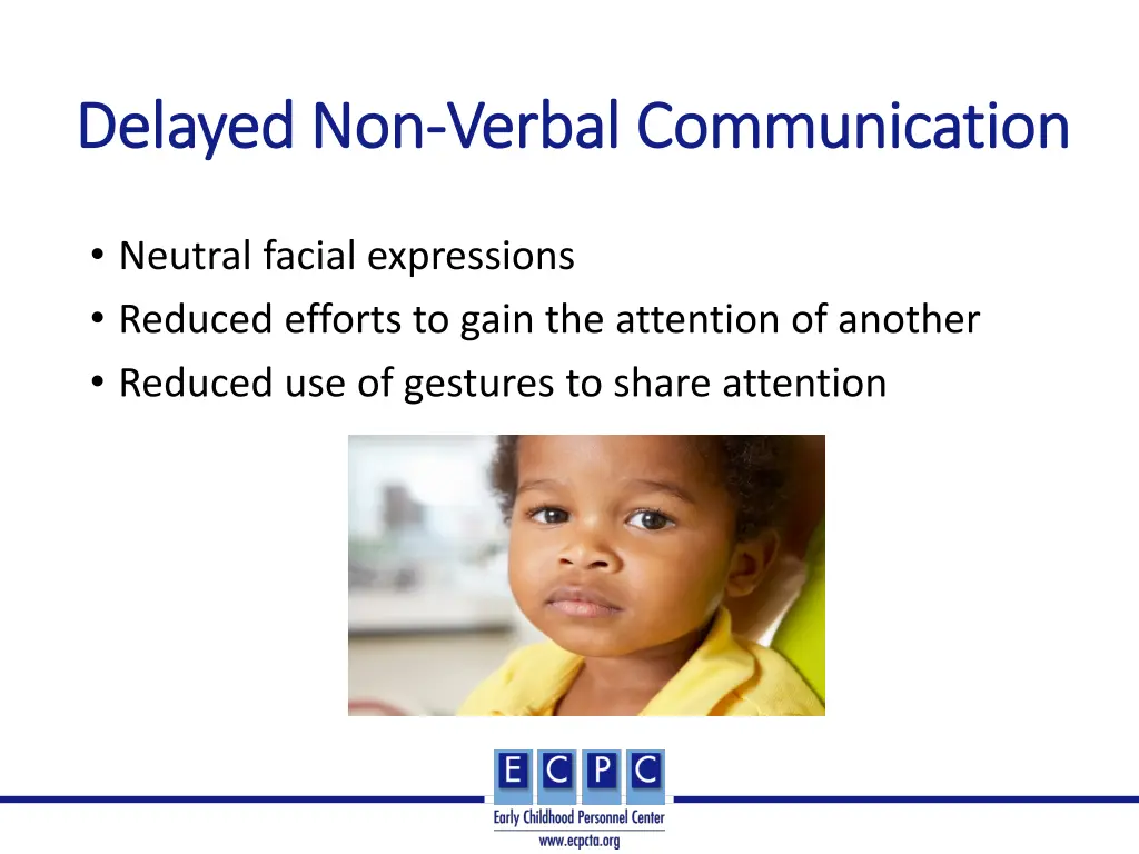 delayed non delayed non verbal communication