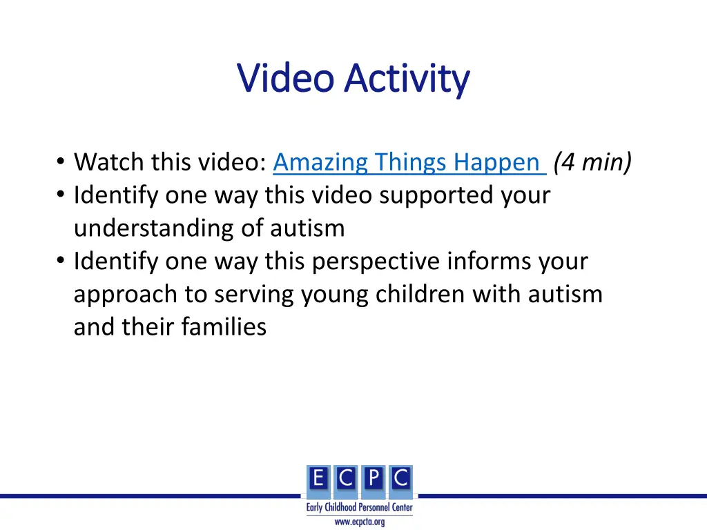 video activity video activity