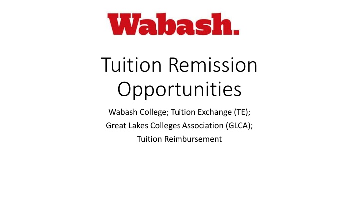 tuition remission opportunities