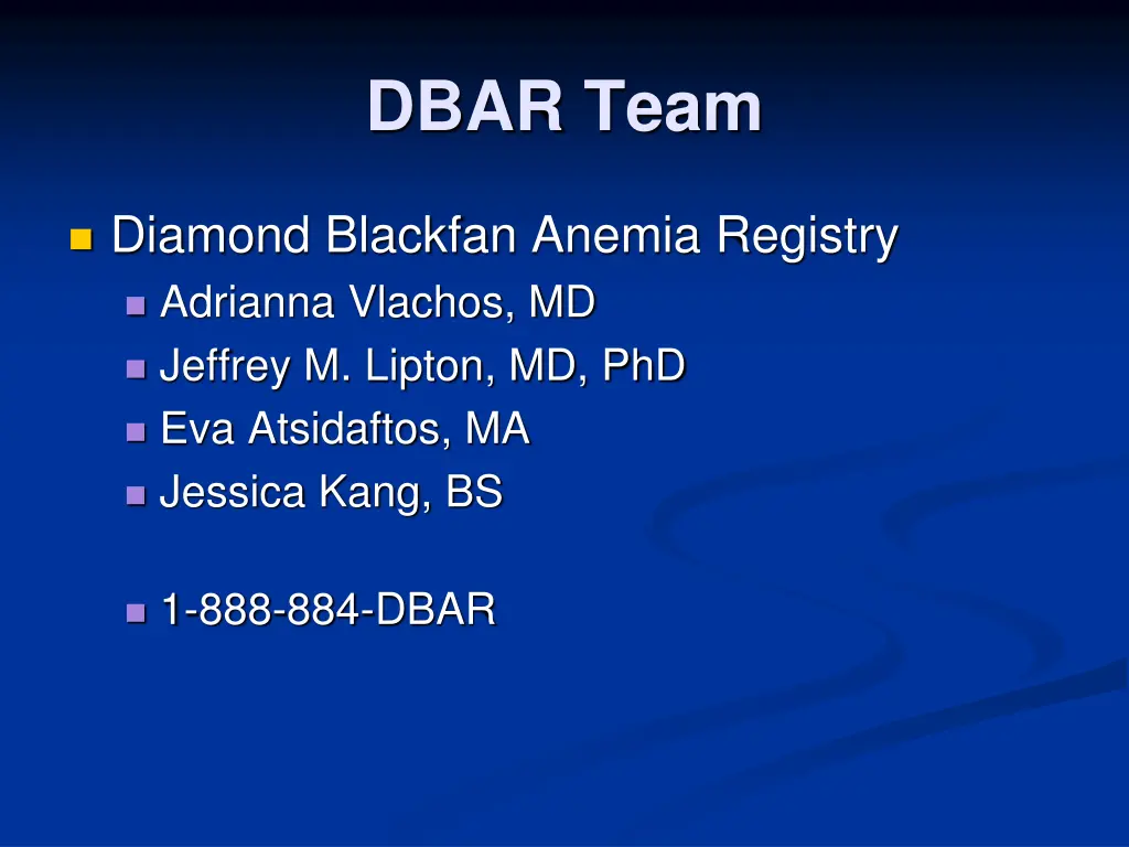 dbar team