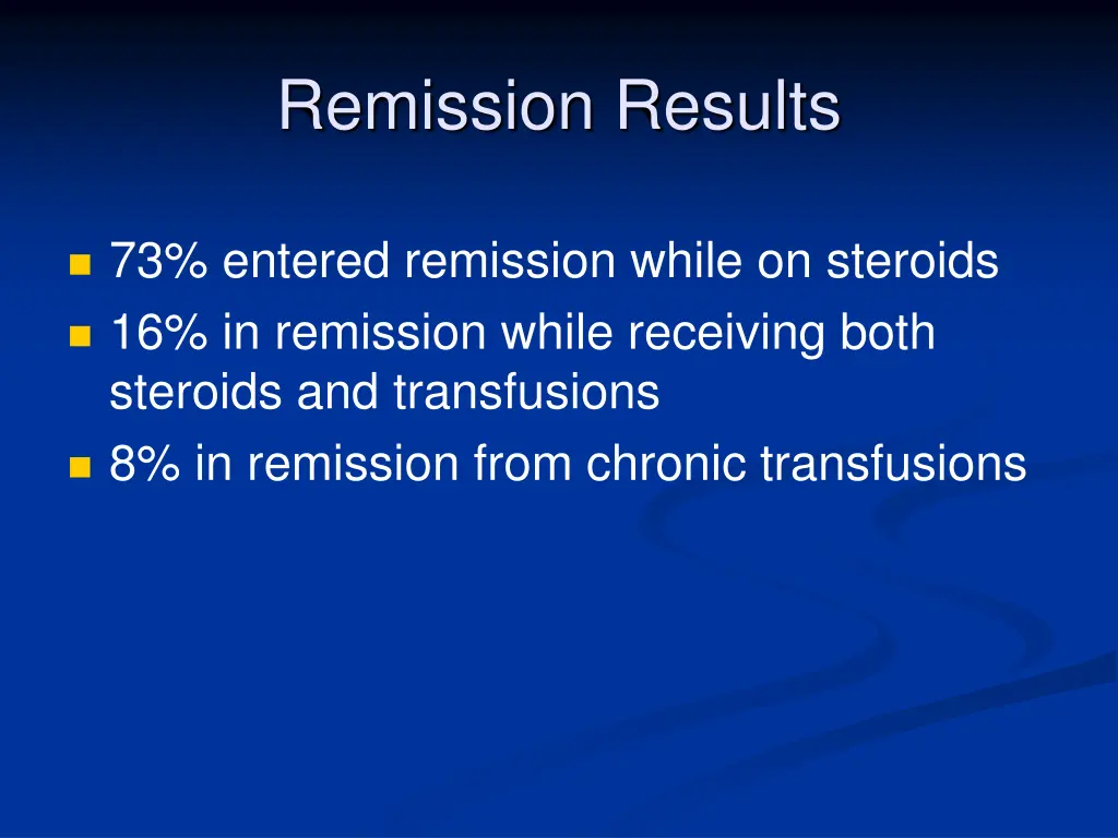remission results