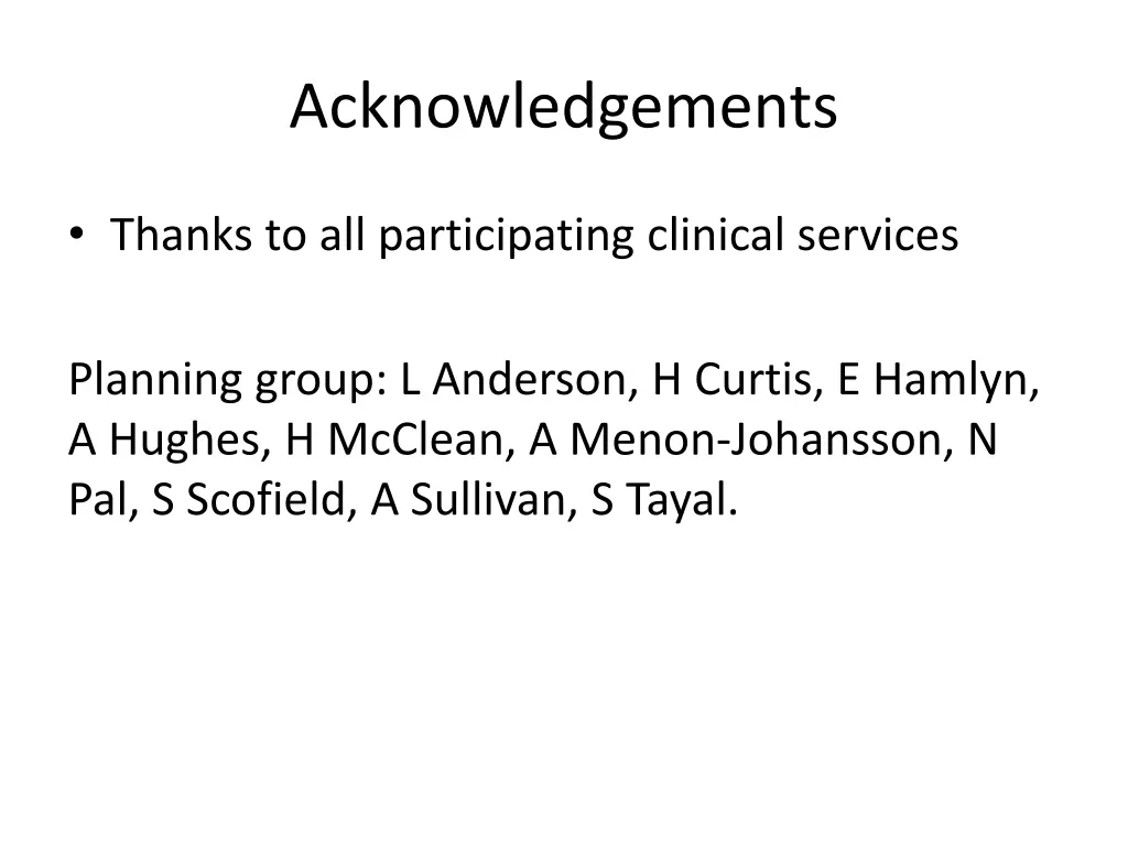 acknowledgements