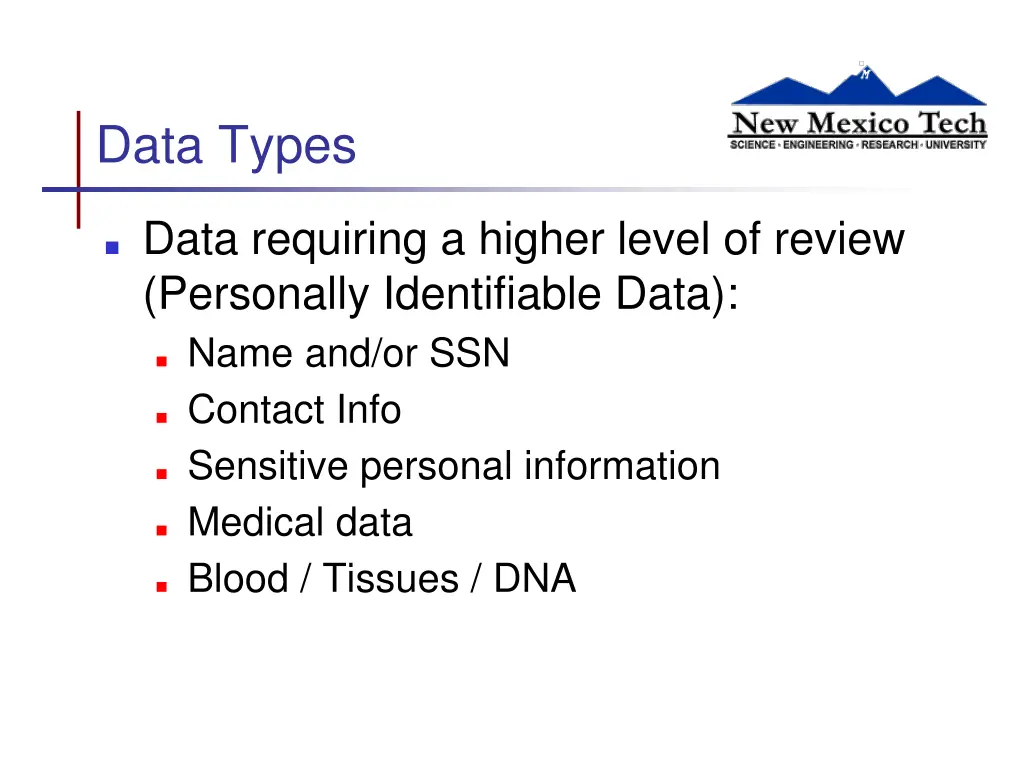 data types