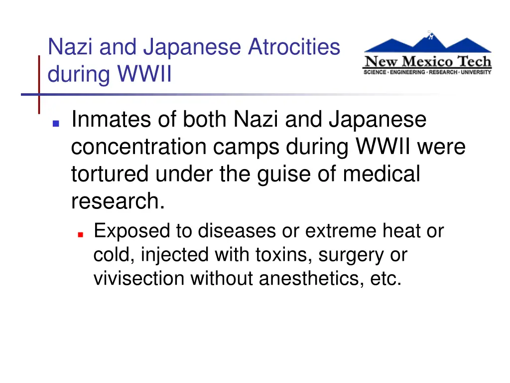 nazi and japanese atrocities during wwii