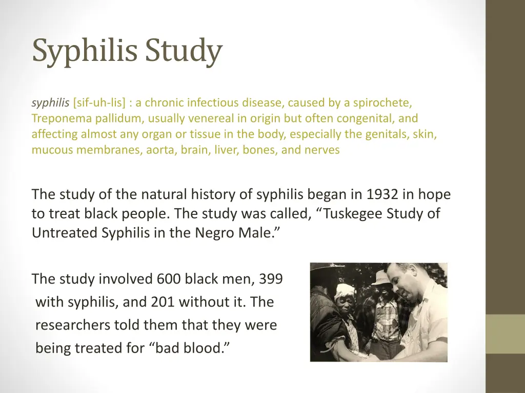 syphilis study