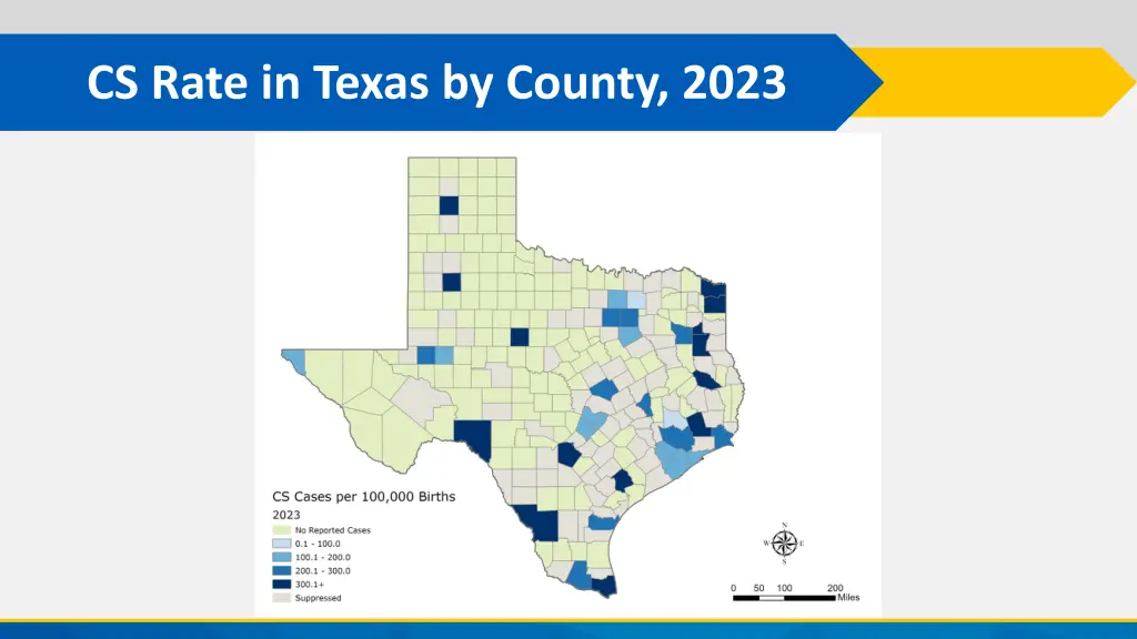 cs rate in texas by county 2023