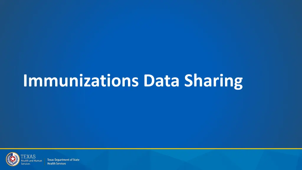 immunizations data sharing