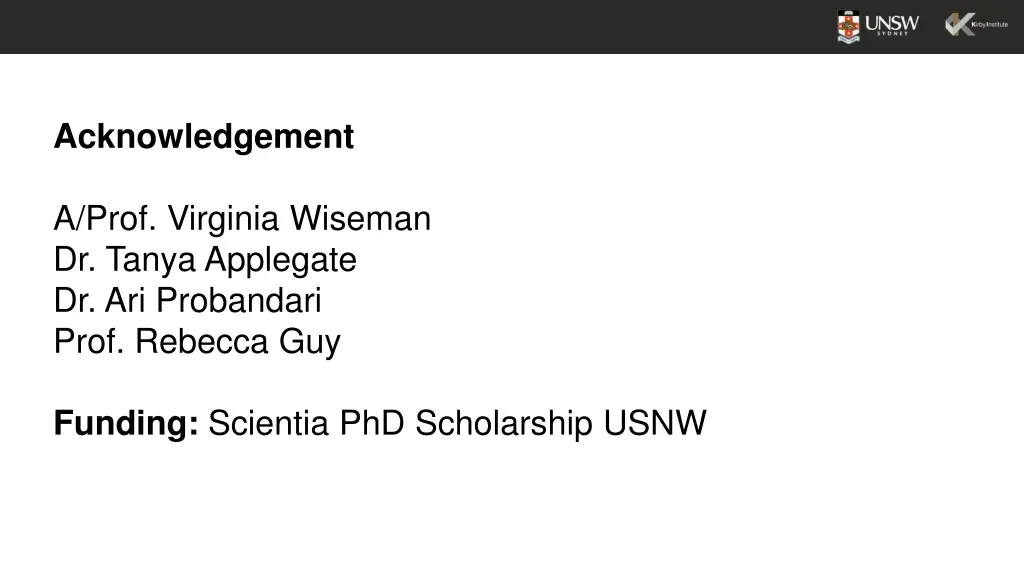 acknowledgement