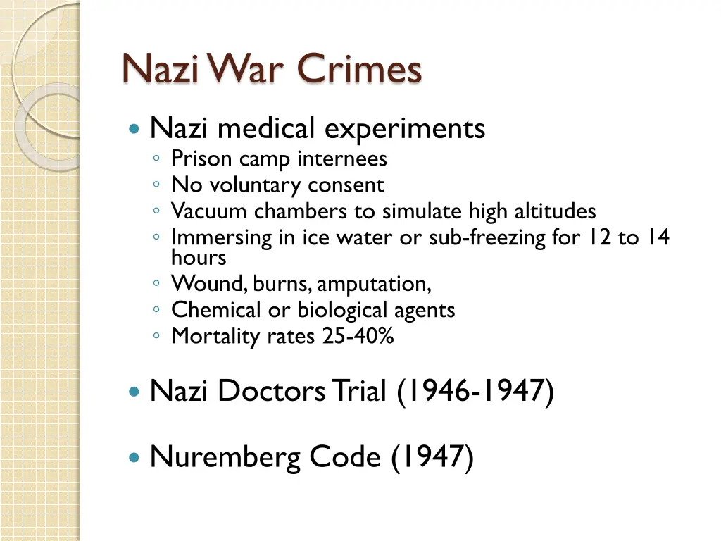 nazi war crimes