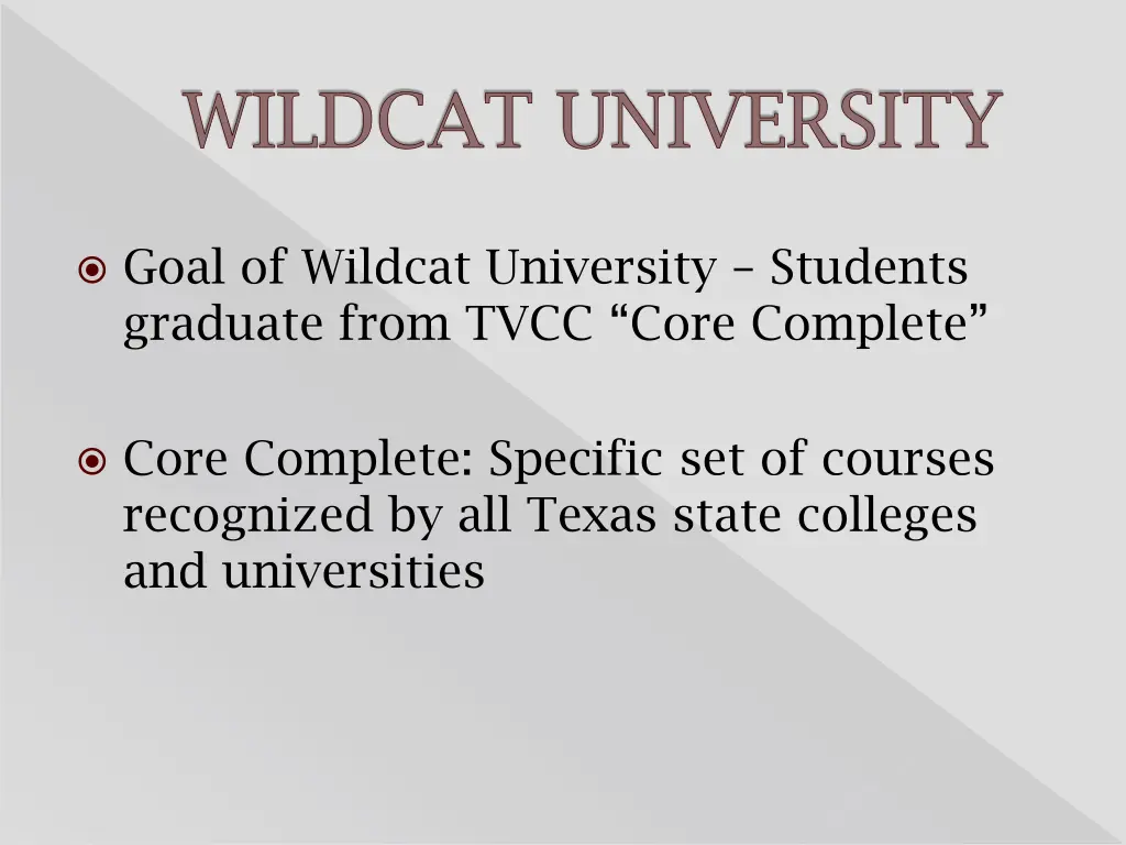 wildcat university