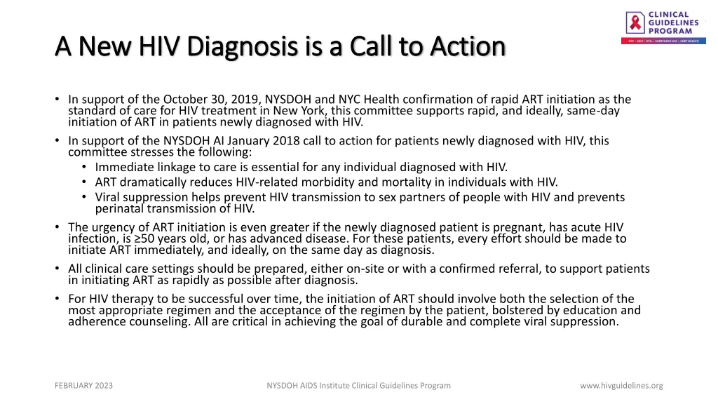 a new hiv diagnosis is a call to action
