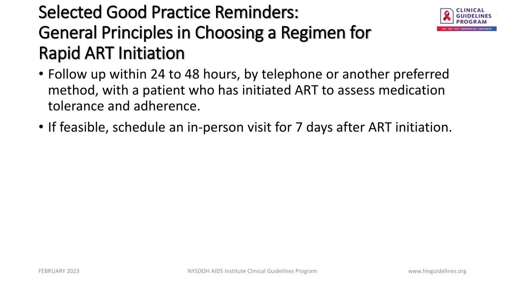selected good practice reminders selected good 1