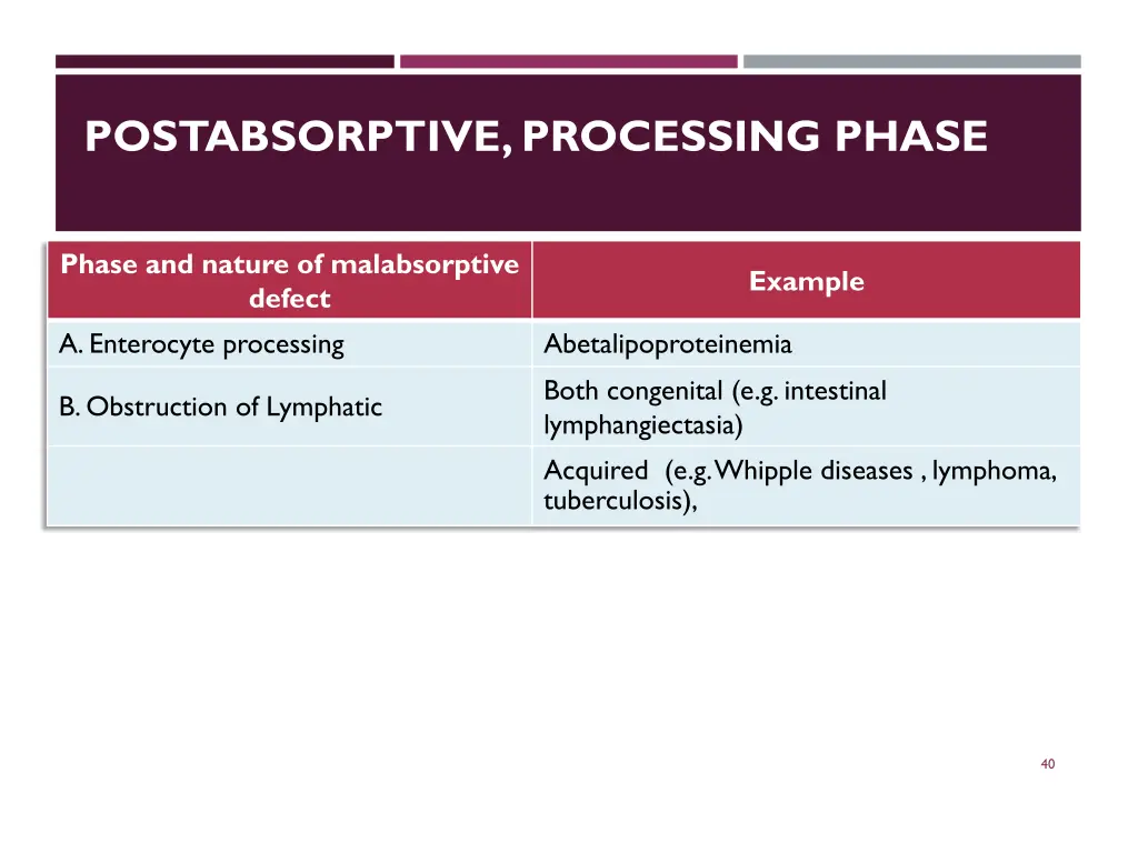 postabsorptive processing phase