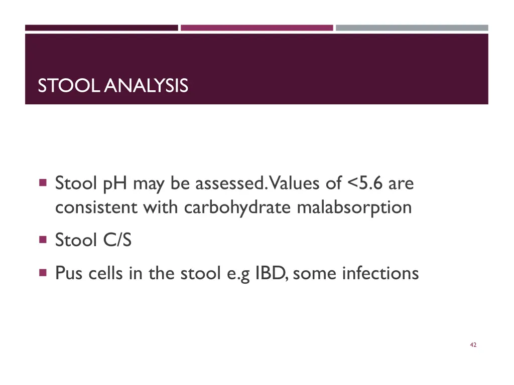 stool analysis