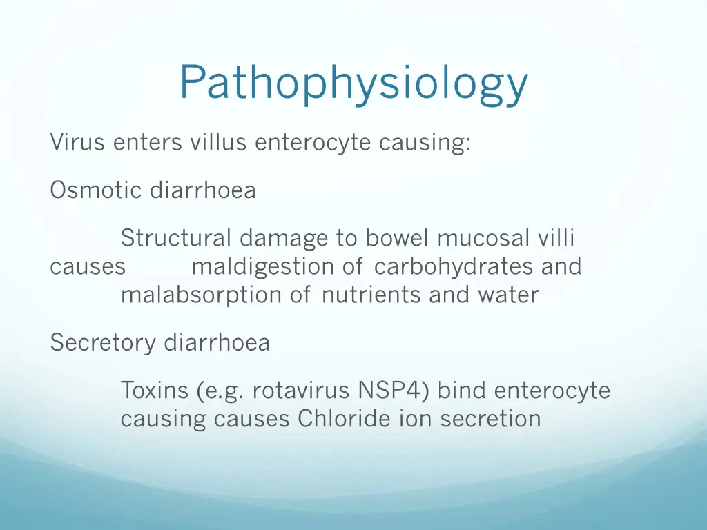 pathophysiology