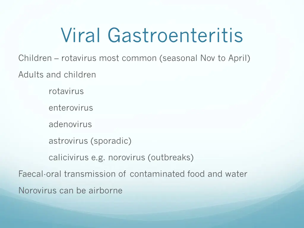viral gastroenteritis 1