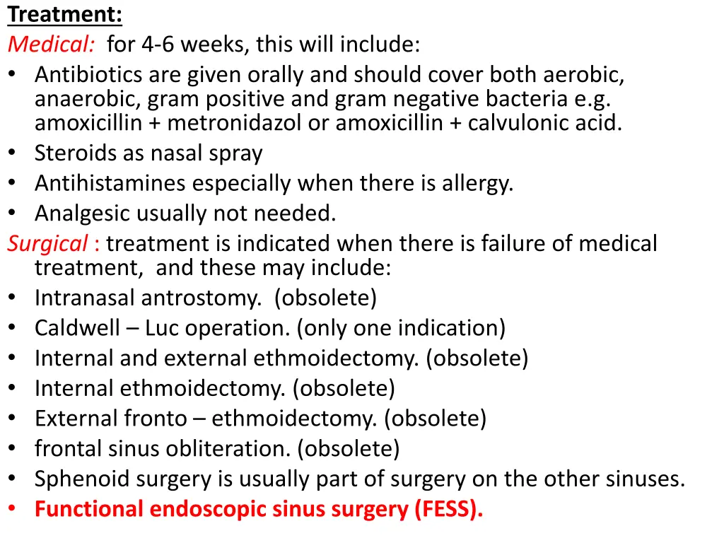 treatment medical for 4 6 weeks this will include