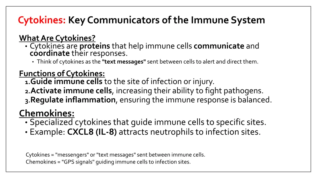cytokines key communicators of the immune system
