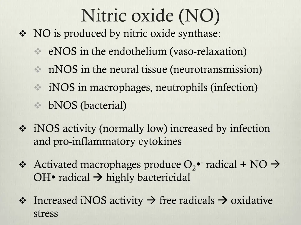 nitric oxide no no is produced by nitric oxide