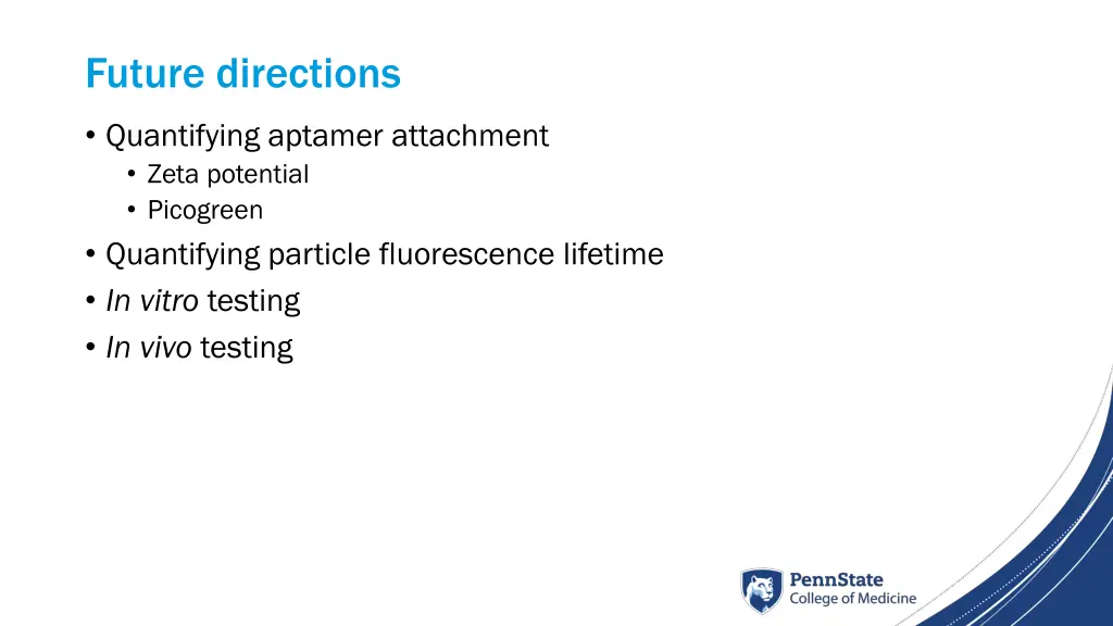 future directions