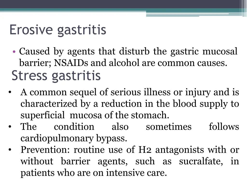 erosive gastritis