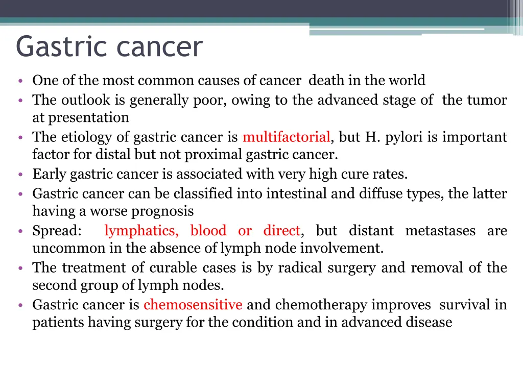 gastric cancer
