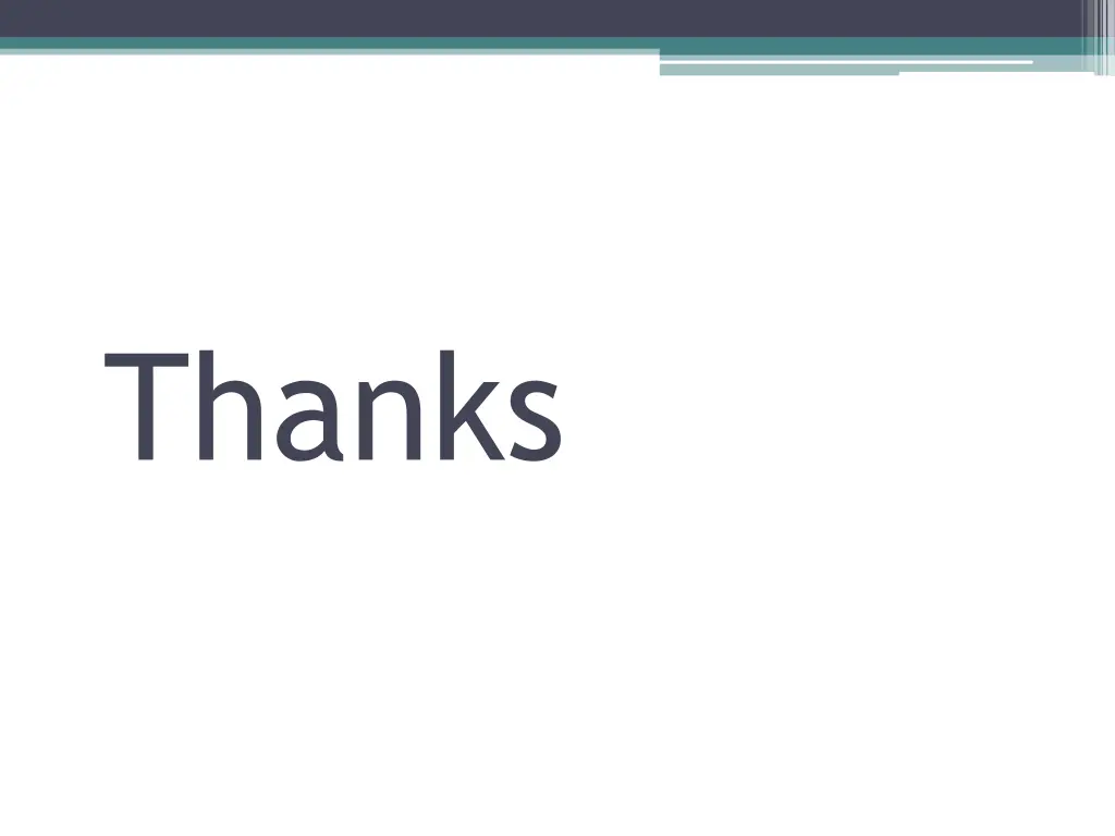thanks