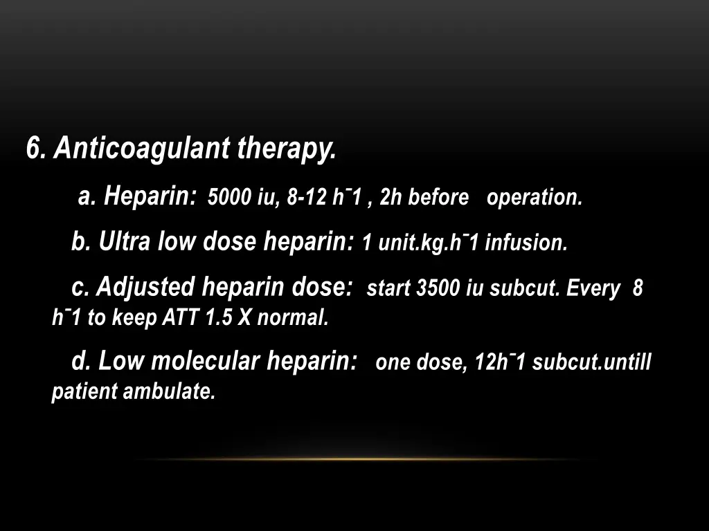 6 anticoagulant therapy