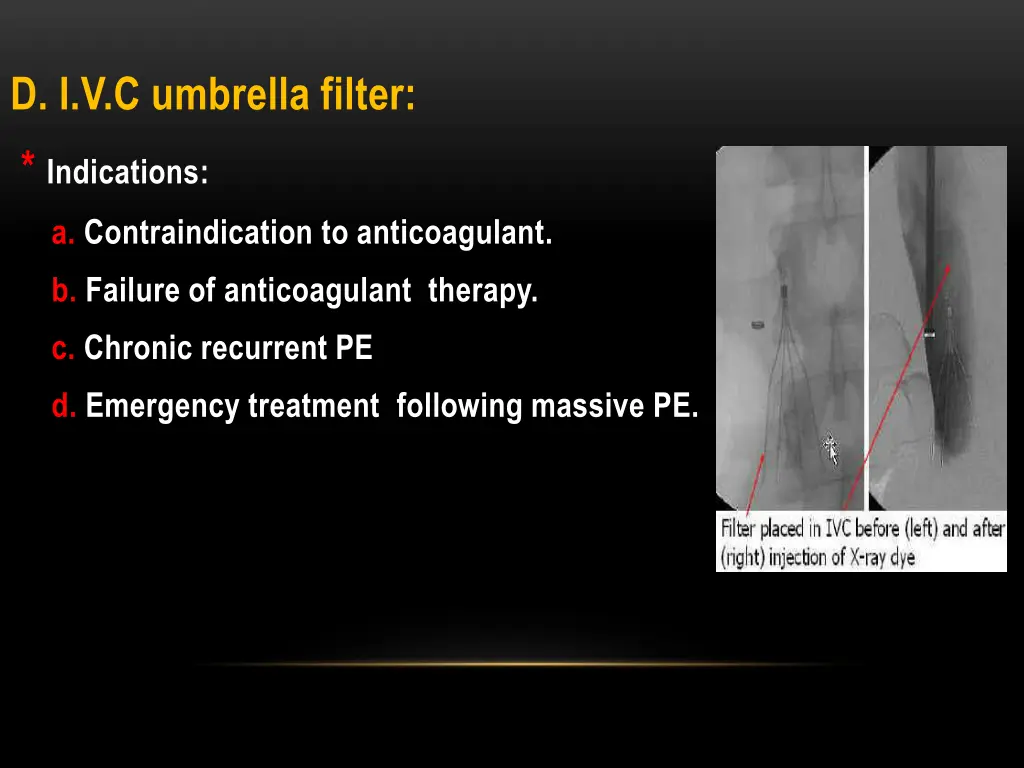 d i v c umbrella filter indications