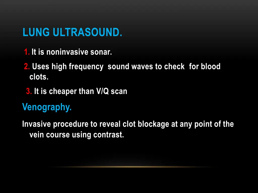 lung ultrasound