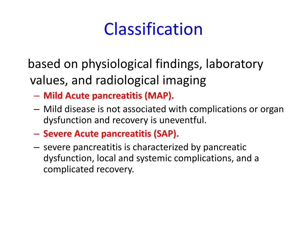 classification