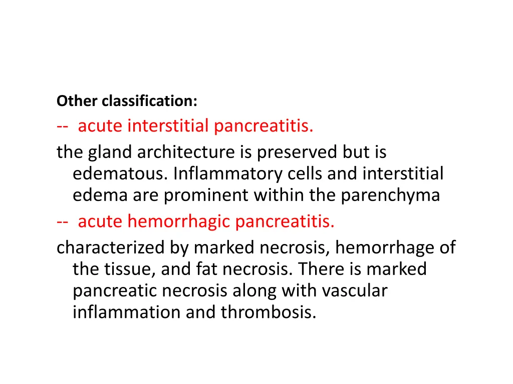 other classification acute interstitial