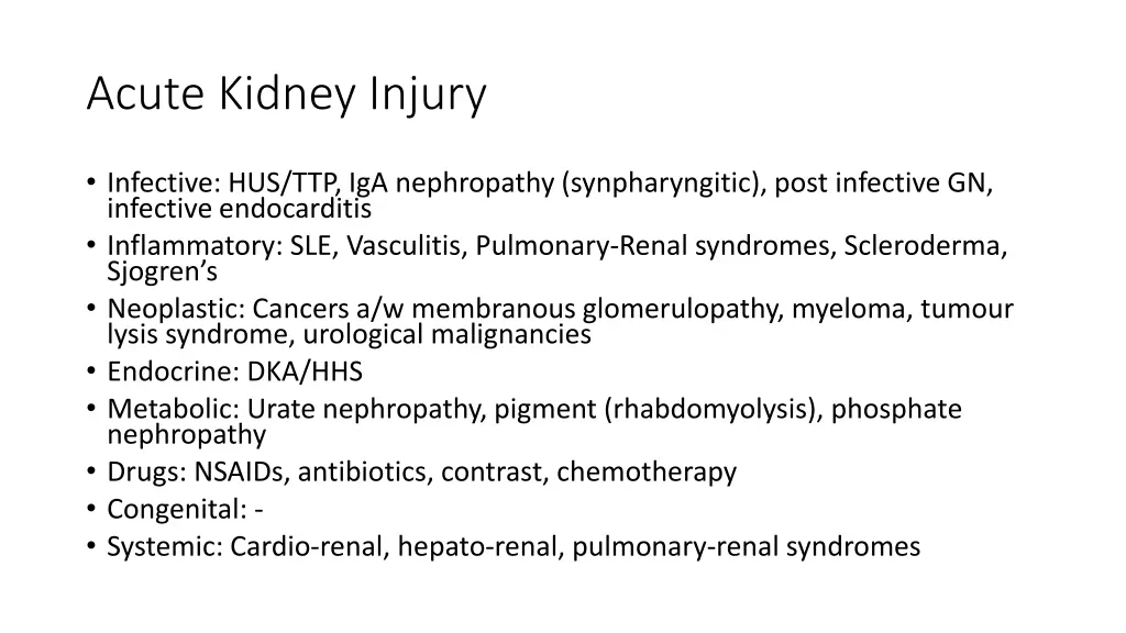 acute kidney injury 1