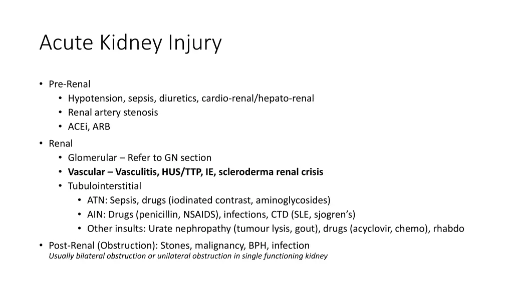 acute kidney injury