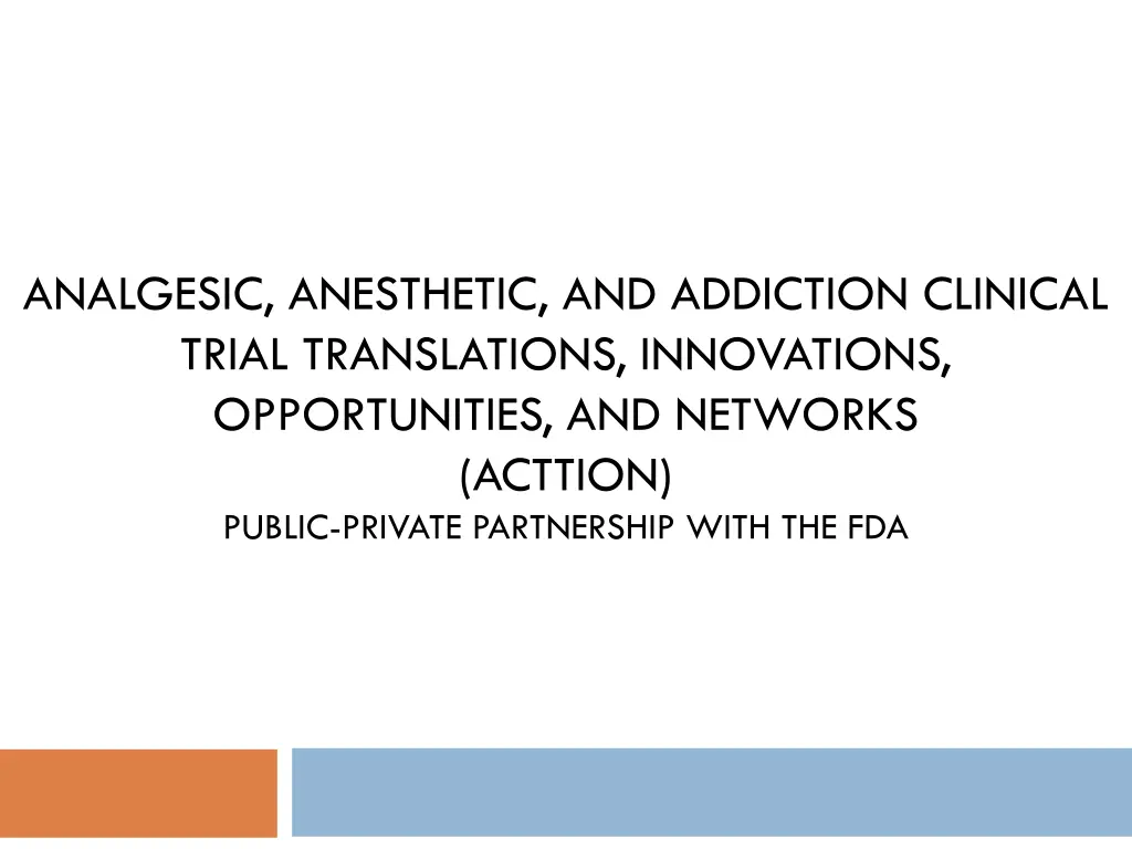 analgesic anesthetic and addiction clinical trial 1