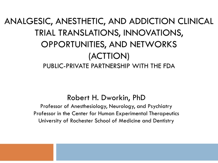 analgesic anesthetic and addiction clinical trial