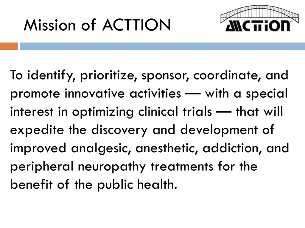 mission of acttion