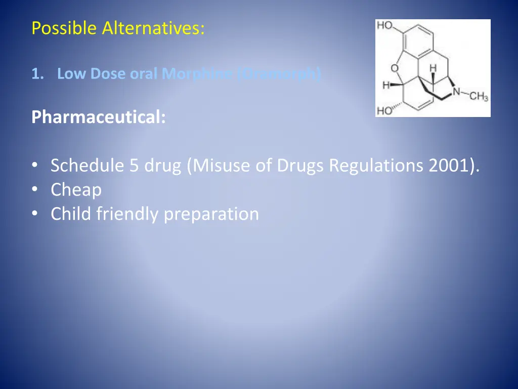 possible alternatives 1