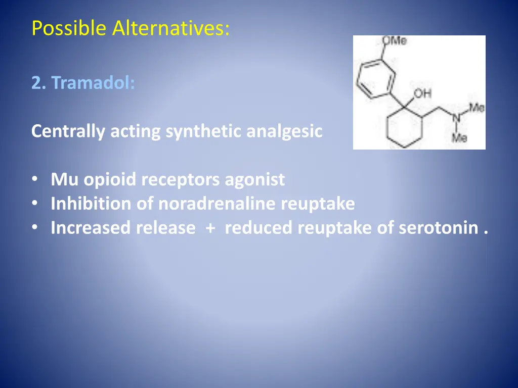 possible alternatives 2