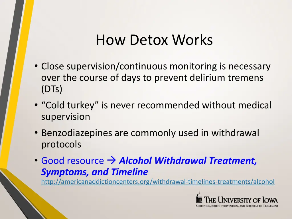 how detox works