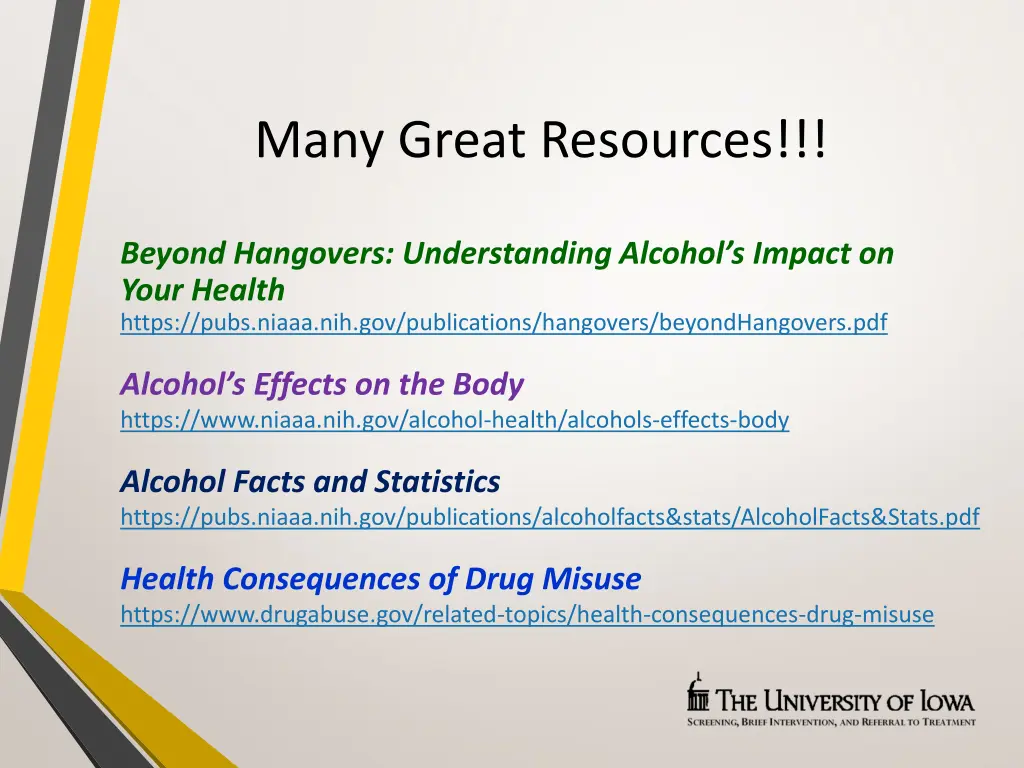 many great resources