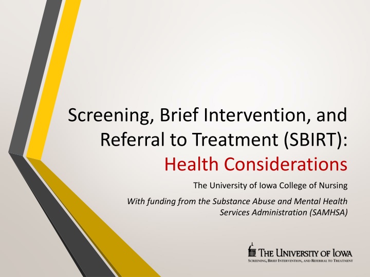 screening brief intervention and referral