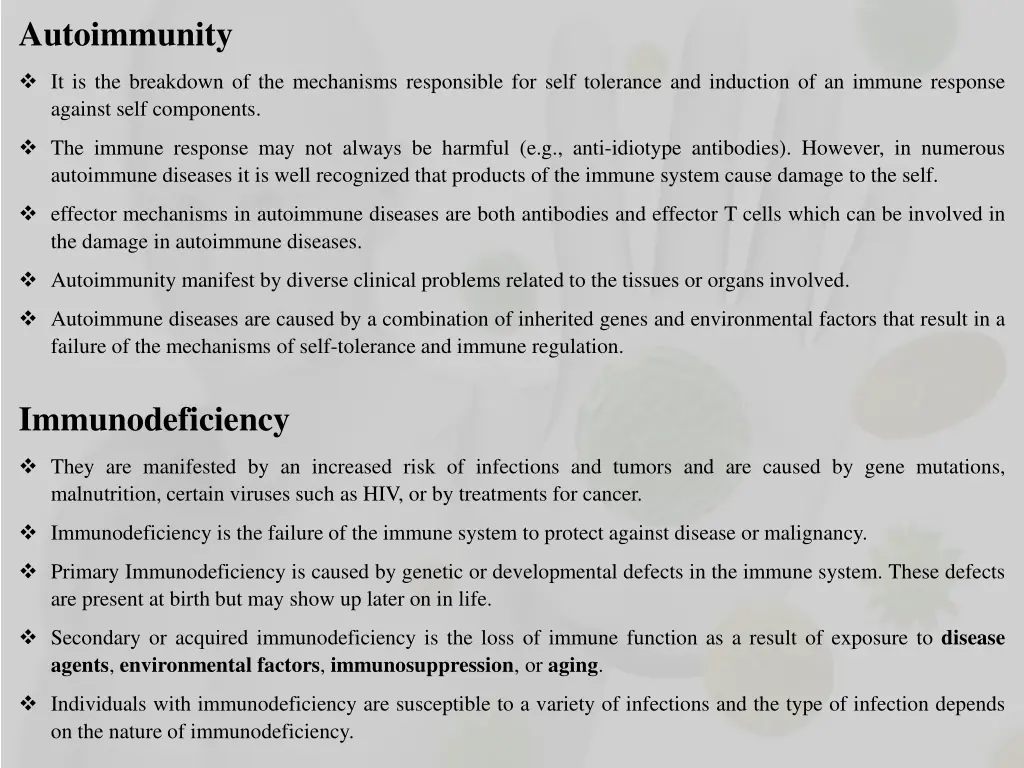 autoimmunity