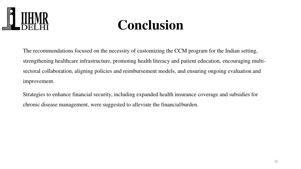 conclusion