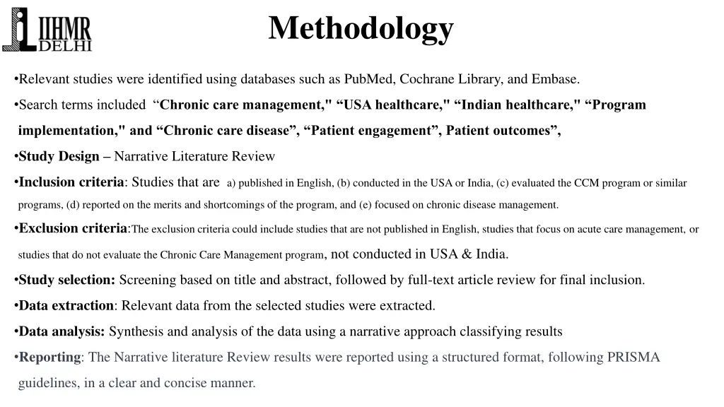 methodology