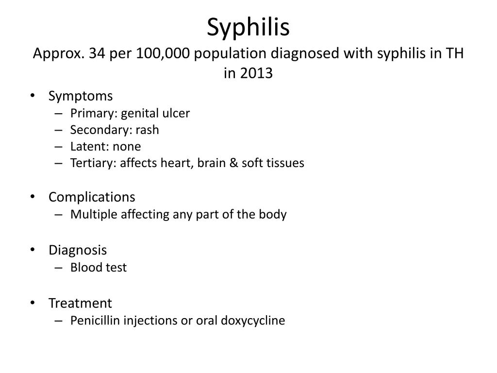 syphilis