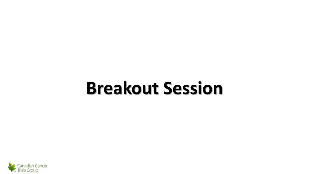breakout session